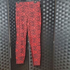 NY&Co Paisley Ankle Pants SZ Small